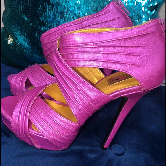 Promise Shoes - PROMISE❤️ 👠SUPER SEXY pink stilettos! Sz 7.5